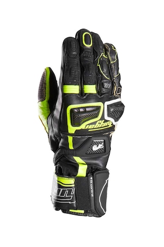 Furygan Styg20 X Kevlar Deri Motosiklet Yarış Eldiveni Siyah - Neon