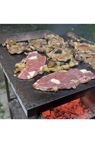 Bazalt Pizza, Fırın Taşı, Ekmek, Mangal Taşı 30 30 Cm Doğal Bazalt Pişirme Taşı