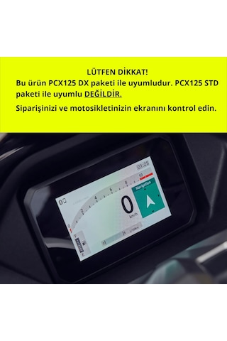 Honda Pcx125 Dx Ekran Koruyucu 5 İnç Tft Gösterge Ekran 2025 ' Sadece Ekran Koruyucu