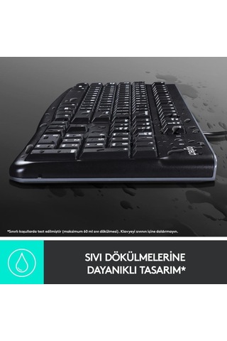Logitech K120 Usb Kablolu Klavye Türkçe -Outlet