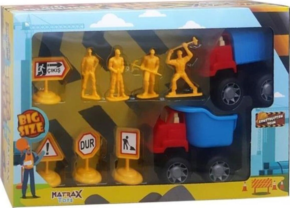 Construction Team Big Size İnşaat Seti
