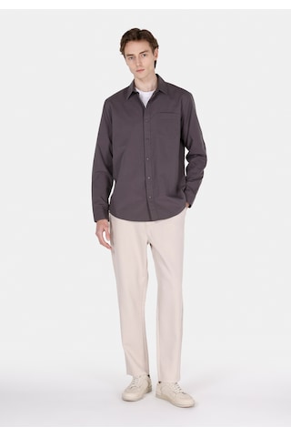 Colin's Colins Regular Fit Shirt Neck Düz Erkek Gri Uzun Kol Gömlek Cl1070136 Cl1070136 Q1.v1 Dgr Koyu Gri