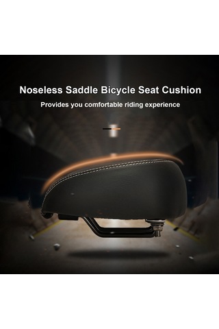 Xindoker Mavi Burunsuz Bisiklet Koltuğu - Konforlu Sünger Döşemeli Bisiklet Jant Koltuğu Mavi