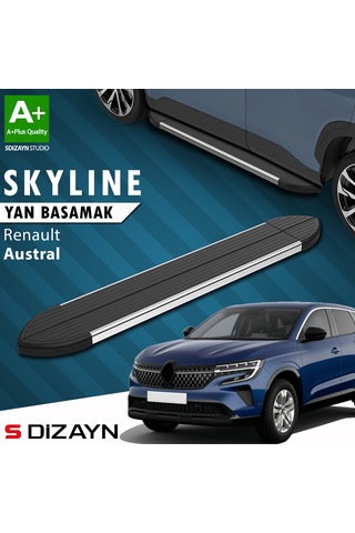 S-dizayn Renault Austral Skyline Krom Yan Basamak 183 Cm 2023 Üzeri A+ Kalite