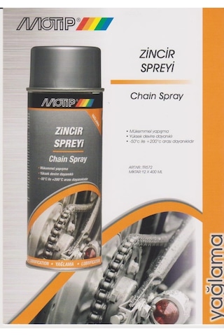 Motip Zincir Yağlama Spreyi 400Ml - Chain Spray