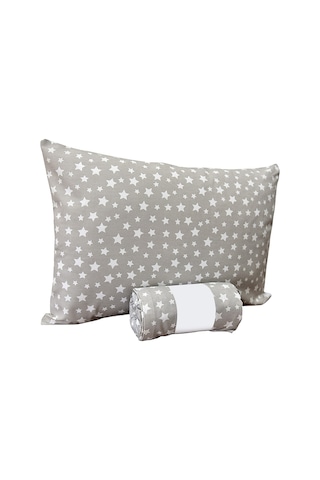 Ranforce Battal Boy Lastikli Çarşaf Ve Yastık Kılıfı Gri