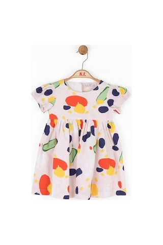 Nk Kids Kız Bebek Clown Elbise Coral Çok Renkli