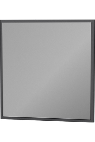 Dekorosso Sır Modern Dekoratif Salon Banyo Kare Ayna Antrasit