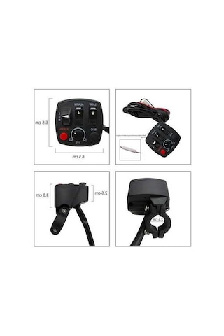Flybuy Elektrikli Far Kontrolü Motosiklet Anahtar Kolu Mth-a02