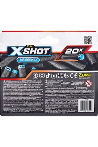 Nessiworld 36587 Zuru X Shot Silah 20 Li Yedek Paket -sunman Diğer