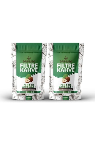 Dripesso Fındık Aromalı Filtre Kahve 500g Dripesso Fındık Aromalı Filtre Kahve 500g