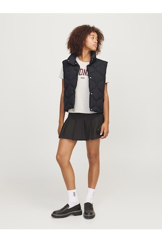 Jack & Jones Kadın Düz Renk Kolsuz Yelek - Sena Black Siyah