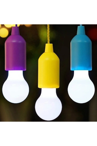 Periboia Çek Yak Portatif İpli Lamba - Taşınabilir Kamp Feneri Karışık/çok Renkli Çok Renkli