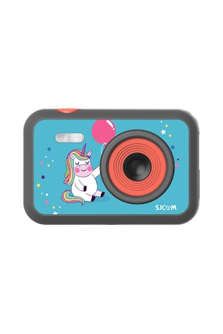 SJCAM FunCam Çocuk Kamerası FullHD 1080p 12MP 2.0” Ekran 650mAh Fotoğraf Makinesi Bulut Desenli Beyaz