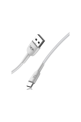 Linktech C306 22.5w Qc3.0 Usb Çıkışlı Type-c Kablolu Şarj Aleti Beyaz