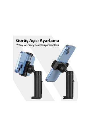 Zhltools Masa Koltuk Klipsli Telefon Tutucu Stand Siyah