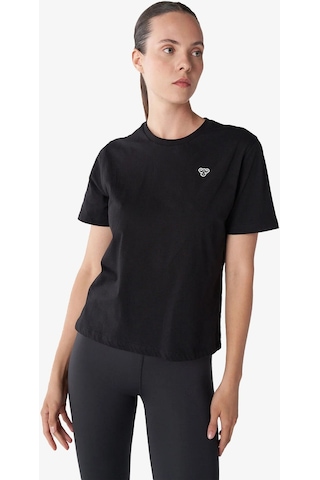 Hummel Hmlt-ic İcona Regular Kadın Siyah T-shirt 911867-2001 Siyah