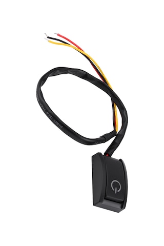 Kosona 12v 200ma Araba Diyarı Anahtar, Yapıştırıcı Tabanlı, Kompakt, Kesintisiz İşlev, Abs Malzeme, Siyah Renk
