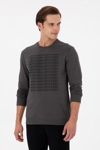 U.S. Polo Assn. Erkek Regular Fit Bisiklet Yaka Antrasit Sweatshirt 50293461-VR006