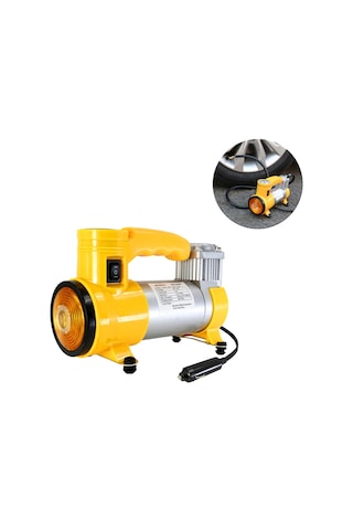 Sentinel Araç Oto Analog Basınç Göstergeli Metal Gövde Hava Kompresörü 150 Psı 12v Renkli