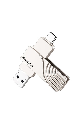 Springsun Thinkplus Tpcu301 128gb Çift Arayüz Usb 3.0/type-c Zinc Alloy Bellek Diski - Telefon, Bilgisayar Ve Araçta Kullanım