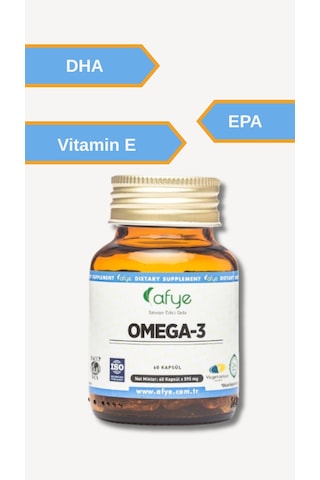 Afye Omega-3 Balık Jelatin 60 Kapsül