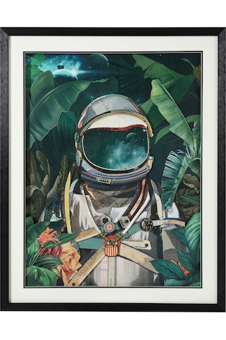 Mudo Home Astronot Çerçeveli Pano 72x90 Cm