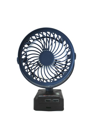 5 Inç 3 Yaprak Fan Masaüstü Lityum Hava Fanı Pratik Zk29xa Mavi