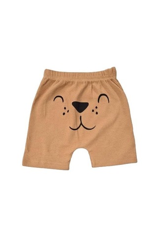 Erkek Bebek Şortlu Takım turuncu