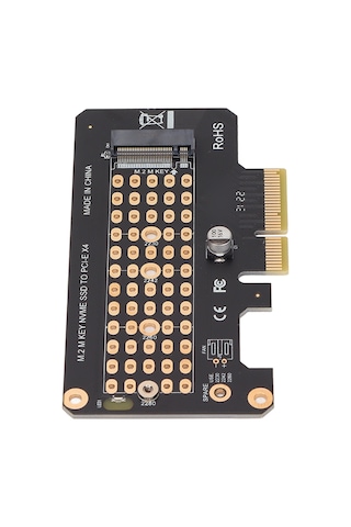 Yaleker Pcı-e3.0 X4 Nvme M.2转接卡 - 32gbps高速传输 - 2280/2260/2242/2230 Ssd支持 - Windows/mac/linux兼容 - 半高挡板散热设计