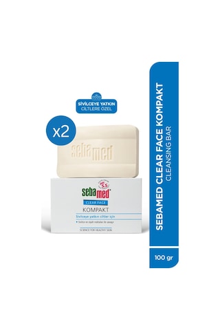 Sebamed Clear Face Kompakt Sabun 100 Gr X 2 Adet