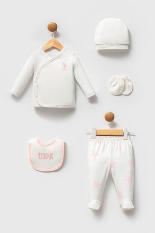 U.S. Polo Assn. U.s. Polo Assn Kız Bebek Beyaz Hastane Çıkışı 5274-48999 Beyaz