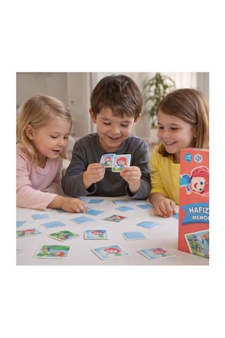 Adel Trt Çocuk Hapşuu Hafıza Kartı Memory Game 48 Kart