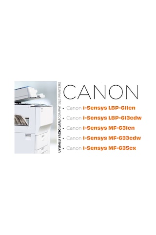 Canon İ-sensys Mf-633cdw Uyumlu Toner Set Yüksek Kapasiteli / Crg-045h