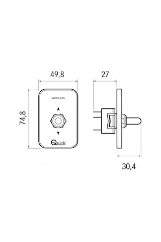 Quick Irgat Kumanda Switch Paneli - Demirleme Irgat Çıpa