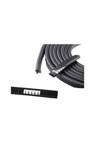 Araç Kapı Koruma Fitili Parlak Renk Çarpma Çizilme Önleyici 5Metr Siyah