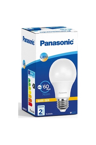 Panasonic 8.5w Sarı Işık Led Ampul E27 Duy Ldach09lg1r7 - 1 Adet