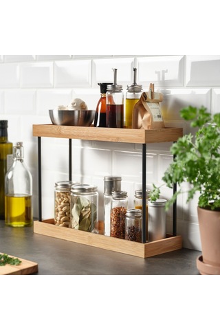 Ikea Nålblecka Tezgah Üstü Düzenleyici Gümüş - Naturel