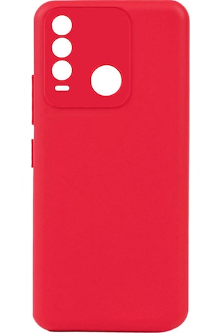 Nourthkiingdom Tecno Spark 8t Kılıf Nrtk Biye Silikon - Kırmızı Kırmızı