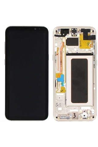 Teknonet Samsung Galaxy G955 S8 Plus Uyumlu Lcd+dokunmatik+çıtalı