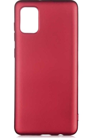 Samsung Uyumlu Galaxy A02s Kılıf Zore Premier Silikon Kapak Mürdüm