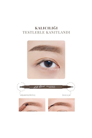 Clio Kill Brow Dual Tattoo Pen Set 01 Natural Brown