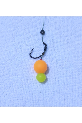 Küspeli Karışık Renkli Kardan Adam Sazan Rig Takım