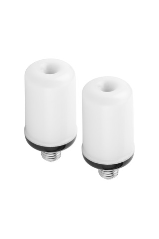 Lemestar E27 Tabanlı 99 Led Işık 2'li Paket - Yerçekimi Sensörlü Dinamik Ateş Efekti, Sarı+mavi Işık, Bar&ev Dekorasyonu 85-265v Diğer