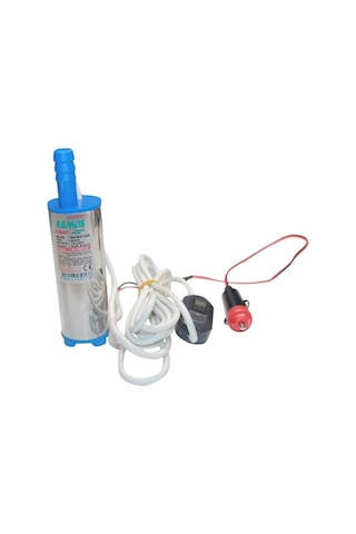 Rich 12 Volt Krom Dalgıç Tipi Sıvı Aktarma Pompası Çakmaklık + Arapuarlı
