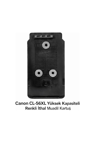 Canon Pixma E414 / Cl-56xl Renkli Yüksek Kapasite Tıpalı İthal Uyumlu Dolabilen Kartuş