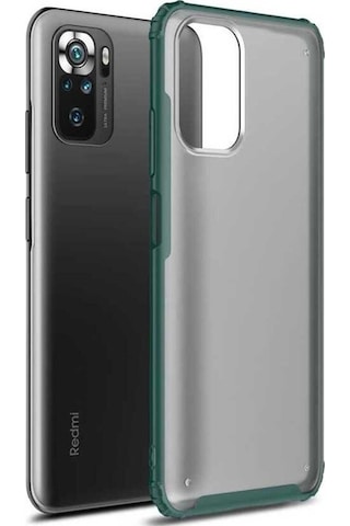 Xiaomi Poco M5s Kılıf Zore Volks Kapak Koyu Yeşil