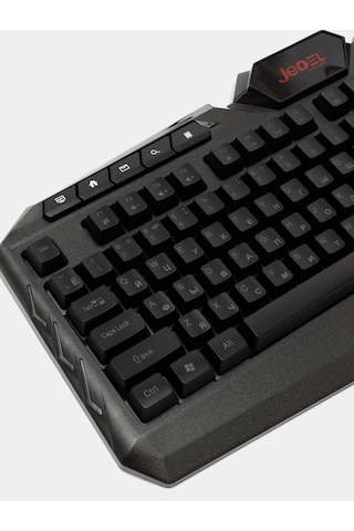 Jedel K504 Multimedia Rgb Kablolu Mekanik Oyuncu Klavye