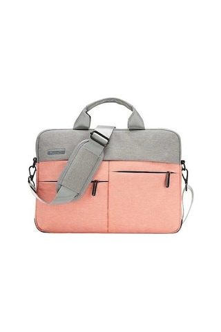 Prestigegoods Okade T54 13.3 Dizüstü Bilgisayar Defter Çantası, Su Geçirmez, 4 Köşe Koruma, Omuz Kayışı Gri