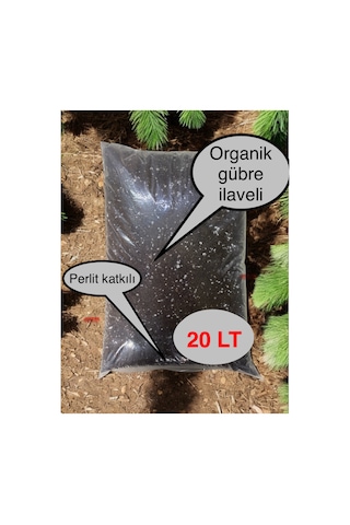Torf 20 Lt Özel Karışımlı Perlit Ve Organik Gübre Katkılı İç Ve Dış Mekan Bitki Yetiştirme Toprağı Diğer